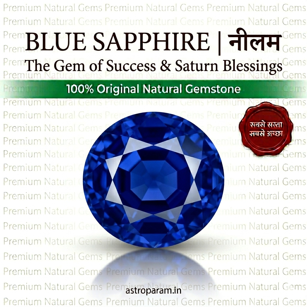 Natural Blue Sapphire (Neelam Stone)